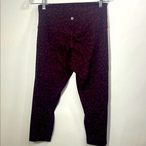 Lululemon Align crop Camo leggings size 10